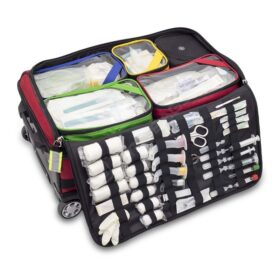 EMERAIR´S TROLLEY Maletín trolley vertical emergencias, rojo - Imagen 15