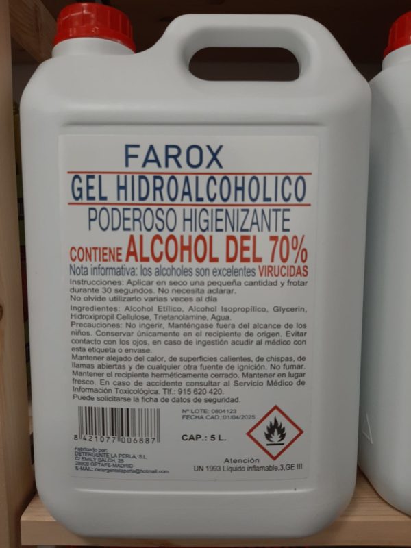 FAROX Gel higienizante 5 L